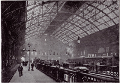 Interior of Charing Cross Station